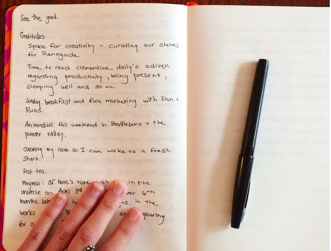 How to Write a Gratitude Journal as Part of your Morning Ritual